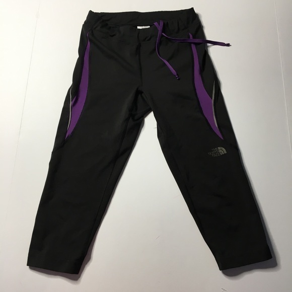 The North‎ Face Flight Cropped Leggings Pants Capri Womens Size S Athletic Run - Picture 1 of 8